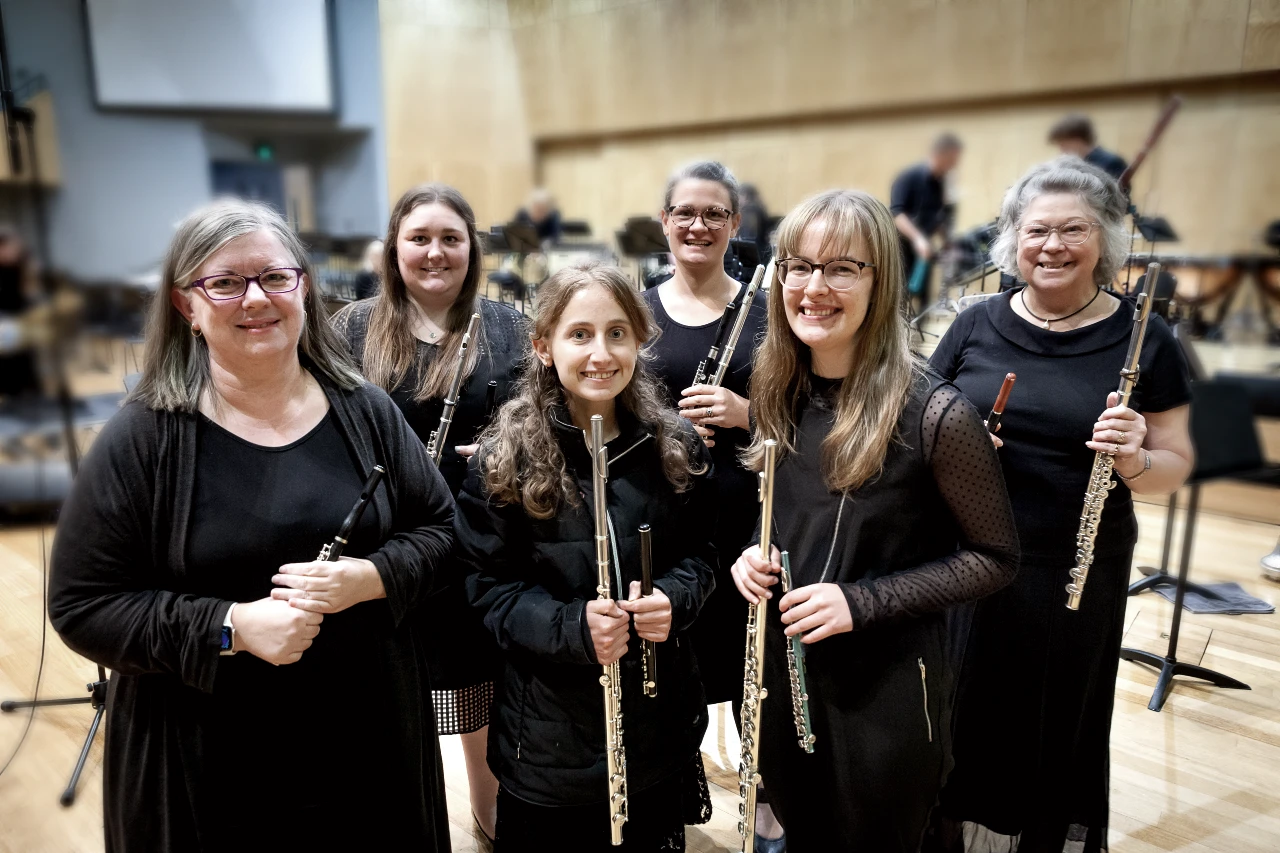 Flautists of the Hobart Wind Symphony